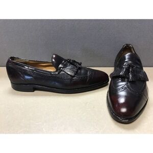 Johnston Murphy Aristocraft Kiltie Tassel Wingtip Loafers Shoes Mens Size 10A/3A